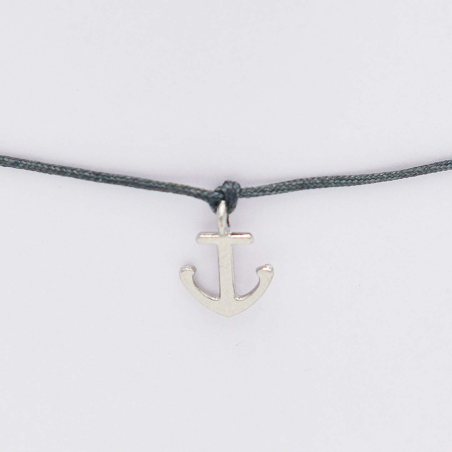 Armband mit Anker Silber und Armband in Grau