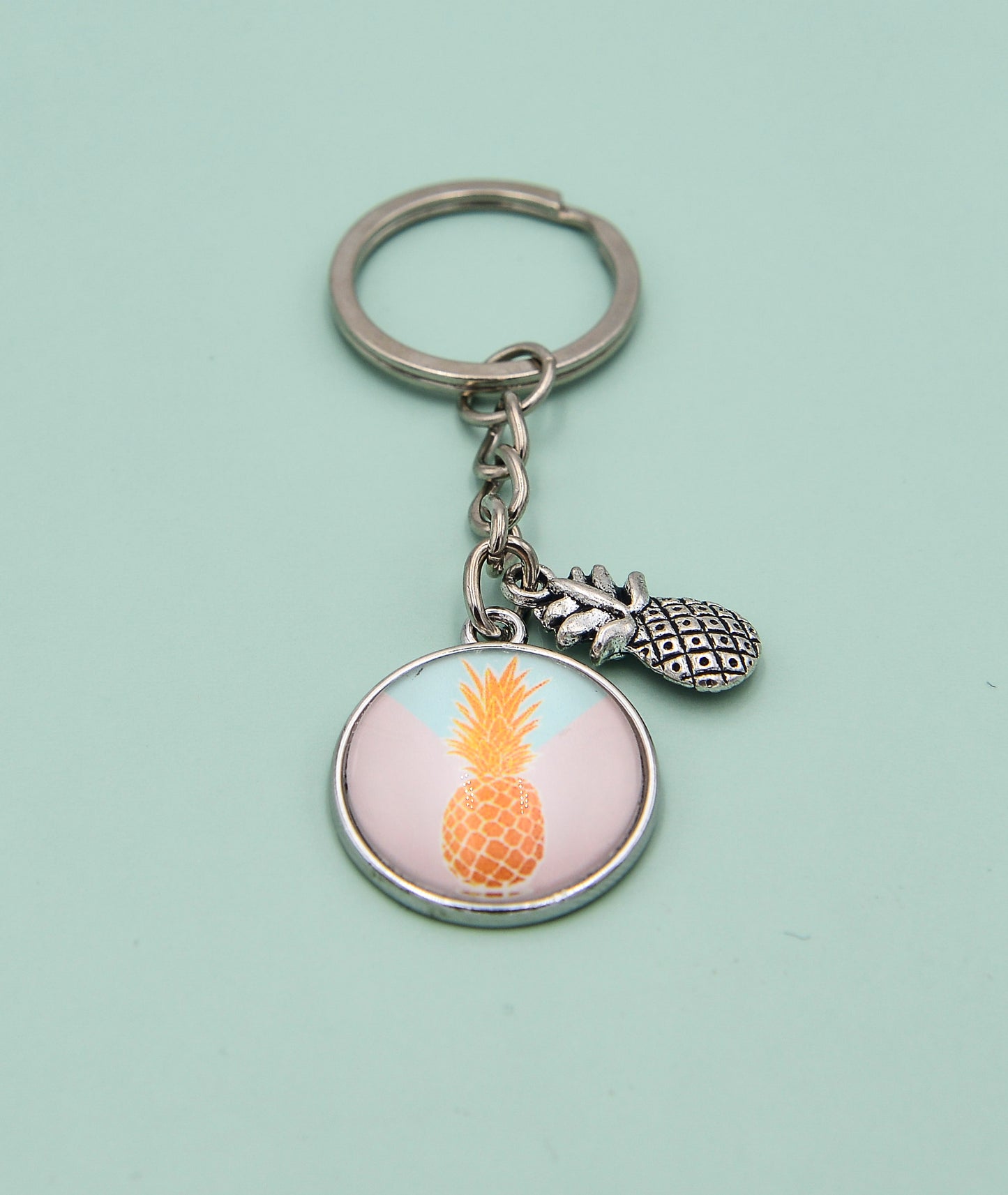 Schlüsselanhänger mit Ananas 20mm