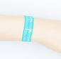 Viele Farben Elastisches Armband + Haargummi mit Ankern in Silber