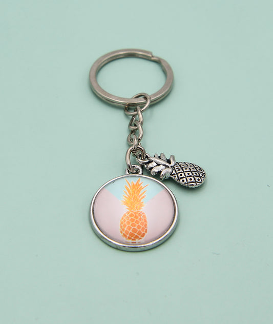 Schlüsselanhänger mit Ananas 20mm